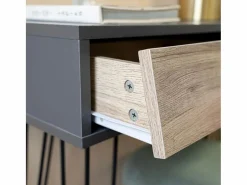 Consola|Mueble recibidor MOA Vinthera 2 cajones /natural 76x80x30 cm