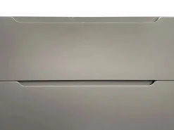 Vente-unique Mueble simple lavabo suspendido gris , 80 cm, STEFANIE Topo Discount