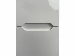 Vente-unique Mueble simple lavabo suspendido con columna, 80 cm, STEFANIE Blanco Discount