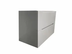 Vente-unique Mueble De Baño Simple|Mueble simple lavabo suspendido , 80 cm, STEFANIE