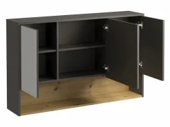 Mueble suspendido con lavabo a instalar y armario de pared, , L80 cm, YANGRA^Vente-unique Clearance
