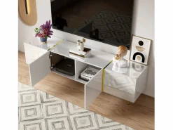 Mueble TV L 170 cm - con 4 puertas - MDF -^ModernLuxe Best