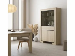 Petits-Meubles Vitrina Para Vajilla|Mueble vajillero 4 puertas 1 cajón Lucius Madera y