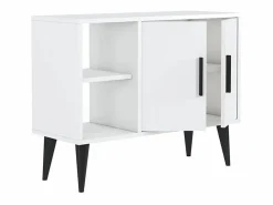 Mueble zapatero moderno para recibidor y salón 90x35x70cm Arizona - Blanco New