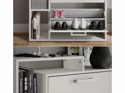 Mueble zapatero 80x24.2x166.1 orlando^Vicco Best