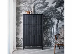 Mueble zapatero con 3 puertas acanaladas^Sweeek New