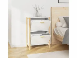 Mueble zapatero madera contrachapada 57,5x33x80 cm ES694855^ Online