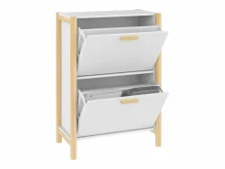 Mueble zapatero madera contrachapada 57,5x33x80 cm ES694855^ Online