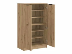 vidaxl Zapatero|Mueble De Almacenaje|Mueble zapatero madera ingeniería roble artisian 59x35x100,5 cm