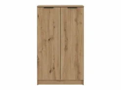 vidaxl Zapatero|Mueble De Almacenaje|Mueble zapatero madera ingeniería roble artisian 59x35x100,5 cm