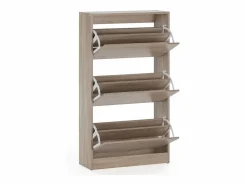 Mueble Zapatero Ángel 3 Puertas Color Roble, para 18 Pares^VS Venta-stock Hot