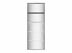 Mueble zapatero y espejo 5 niveles hormigón 63x17x169,5 cm ES309503^ Online