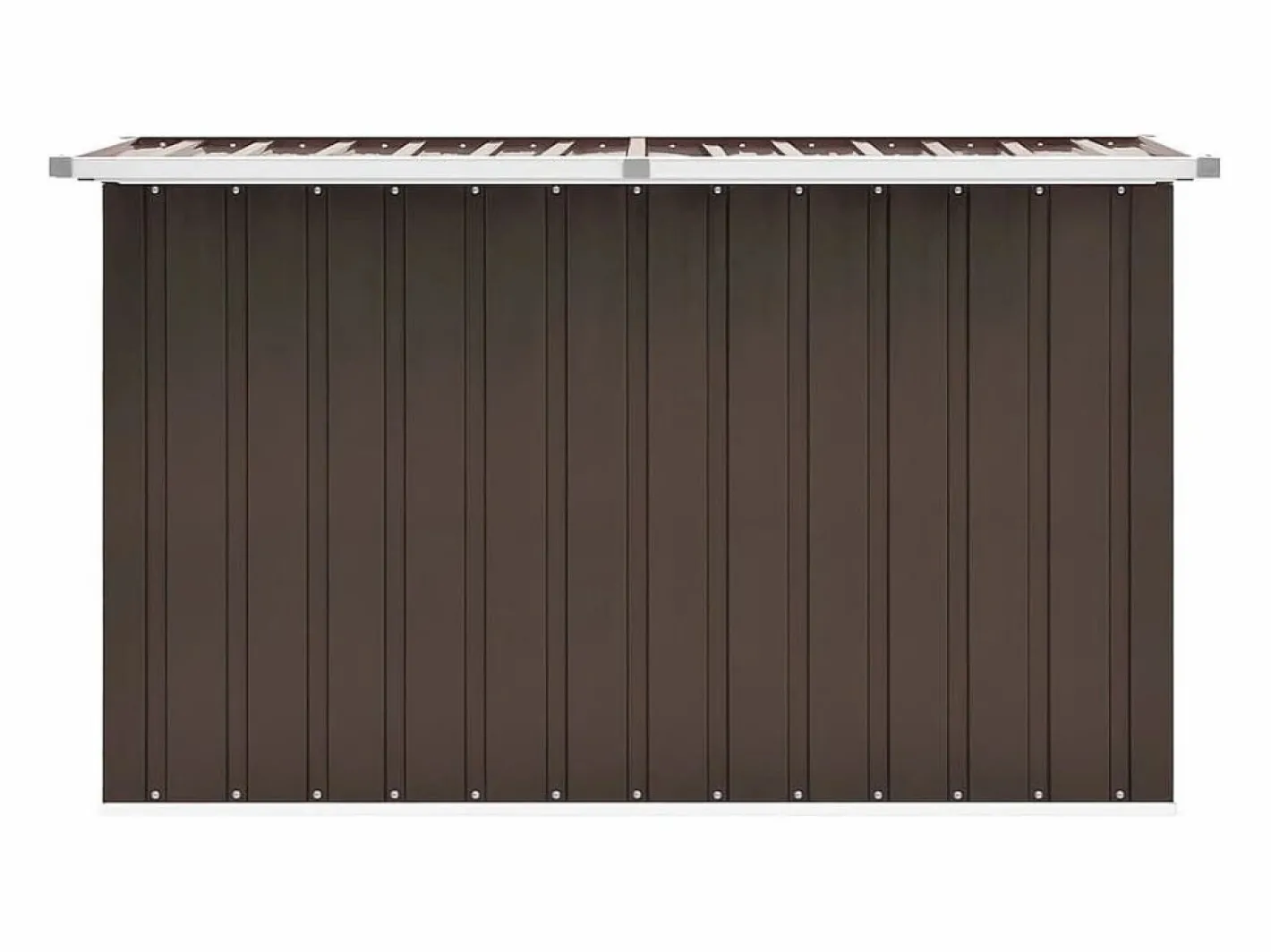 Nancy Caja de almacenaje para jardín marrón 149x99x93 cm^Garden Furniture Outlet