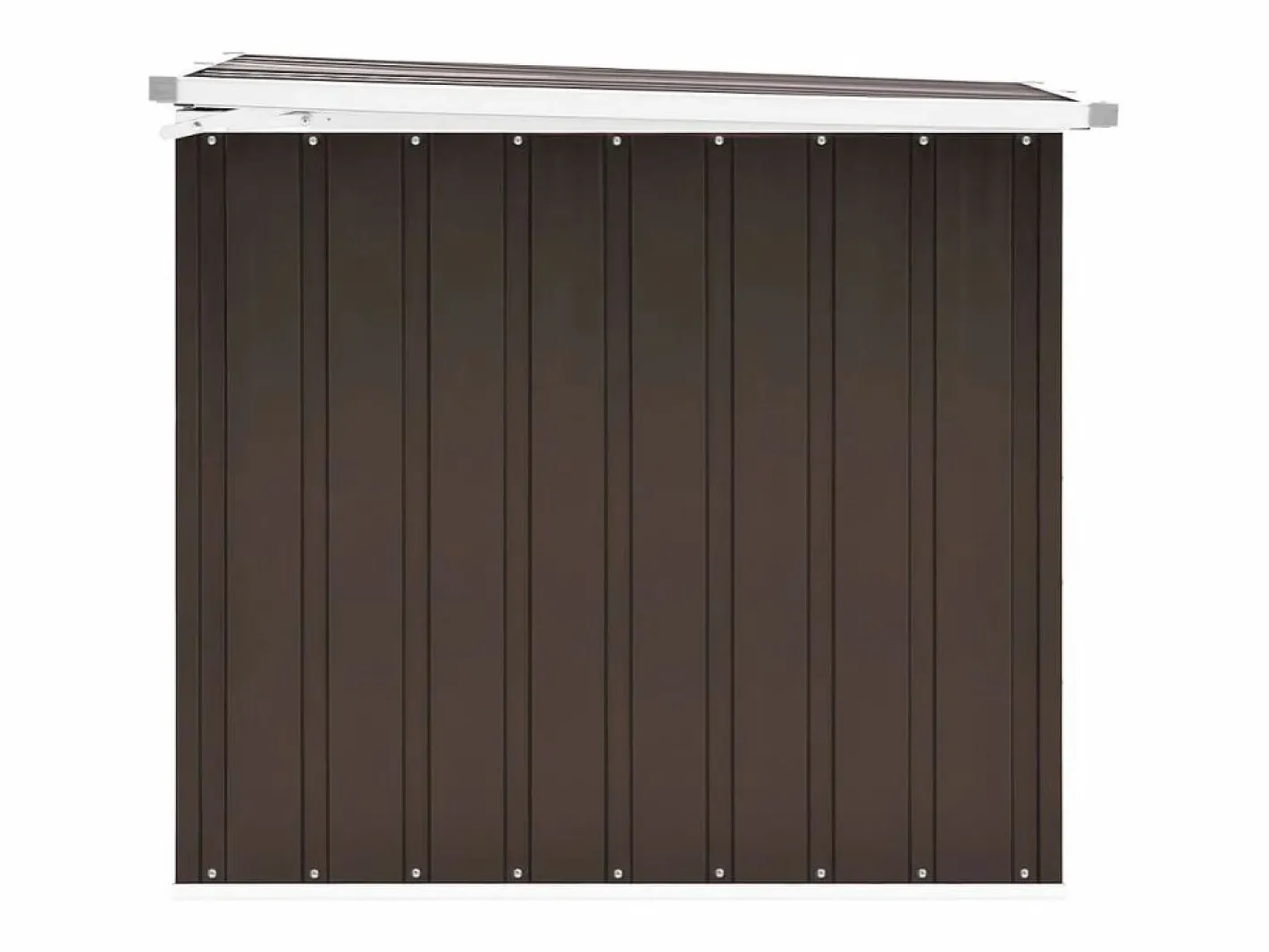 Nancy Caja de almacenaje para jardín marrón 149x99x93 cm^Garden Furniture Outlet