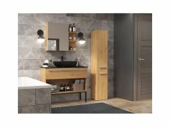 TOPESHOP Nel IV estante de baño ARTISAN Marru00f3n / Beige / Plateado Best