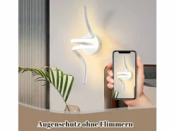NETTLIFE Aplique Para Pared|- Aplique LED de pared para interiores, color moderno, 7 W, para escaleras, cálido, 3000 K