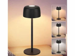 NETTLIFE Lámpara De Mesa|- Lámpara de mesa LED inalámbrica (2 unidades), atenuación continua y batería