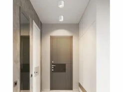 NETTLIFE Foco de techo redondo Gu10 de 40 W, montaje en superficie, moderno, de yeso Blanco Hot