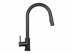 NETTLIFE Grifo De Cocina|Grifo de cocina con ducha de mano extensible, alta presión, acero inoxidable de doble chorro y giratorio 360 °,