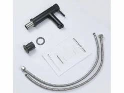 NETTLIFE Grifo|Grifo de fregadero Grifo de agua caliente / fría Grifo de alta presión de acero inoxidable
