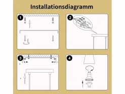 NETTLIFE Lámpara colgante para mesa de comedor, con conexión GU10: lámpara de comedor de 6 bombillas, de metal negro , moderno y industrial. Dorado Clearance