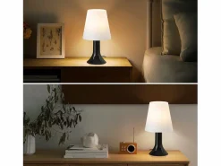 NETTLIFE Lámpara De Mesa|Lámpara de mesa para salón, lámpara de noche con cable, juego de 2 lámparas pequeñas E14, lámparas de mesa modernas