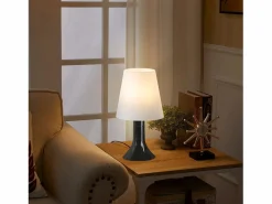 NETTLIFE Lámpara De Mesa|Lámpara de mesa para salón, lámpara de noche con cable, juego de 2 lámparas pequeñas E14, lámparas de mesa modernas
