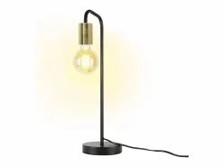 NETTLIFE Lámpara De Mesa|Lámpara de Mesa Vintage Lámpara de Noche para - Lámpara de Mesa Industrial E27 de Oro Luz Nocturna para niños en el Dormitorio
