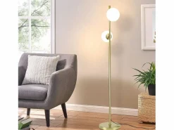 Lámpara de pie moderna para sala de estar - Lámpara de pie de diseño Lámpara de pie con casquillo E27 con interruptor de pie -166 cm^NETTLIFE Online