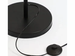 NETTLIFE Lámpara De Pie|Lámpara de pie moderna para sala de estar - de tela con casquillo E27 Máx. Diseño Estrella Dorada Negra 40W Pantalla 144cm