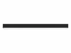 NETTLIFE Luz de Techo LED Negra Moderna 107 CM de Largo Regulable con Control Remoto Lámpara de Escritorio Panel de 32 W para Dormitorio Negro Clearance