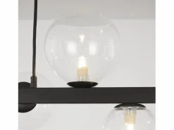NETTLIFE Lámpara Suspendida|Mesa de comedor colgante, lámpara colgante para salón, colgante G9, 8 bombillas de vidrio moderno.