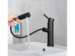 Mezclador de lavabo Mezclador de agua fría de alta presión Grifo de baño^NETTLIFE Sale