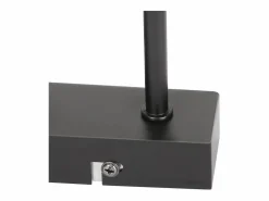 NETTLIFE Plafón 3 focos metal y madera negra Lámpara de salón vintage E27 en madera flameada de diseño industrial regulable en altura sin bombilla Negro Discount