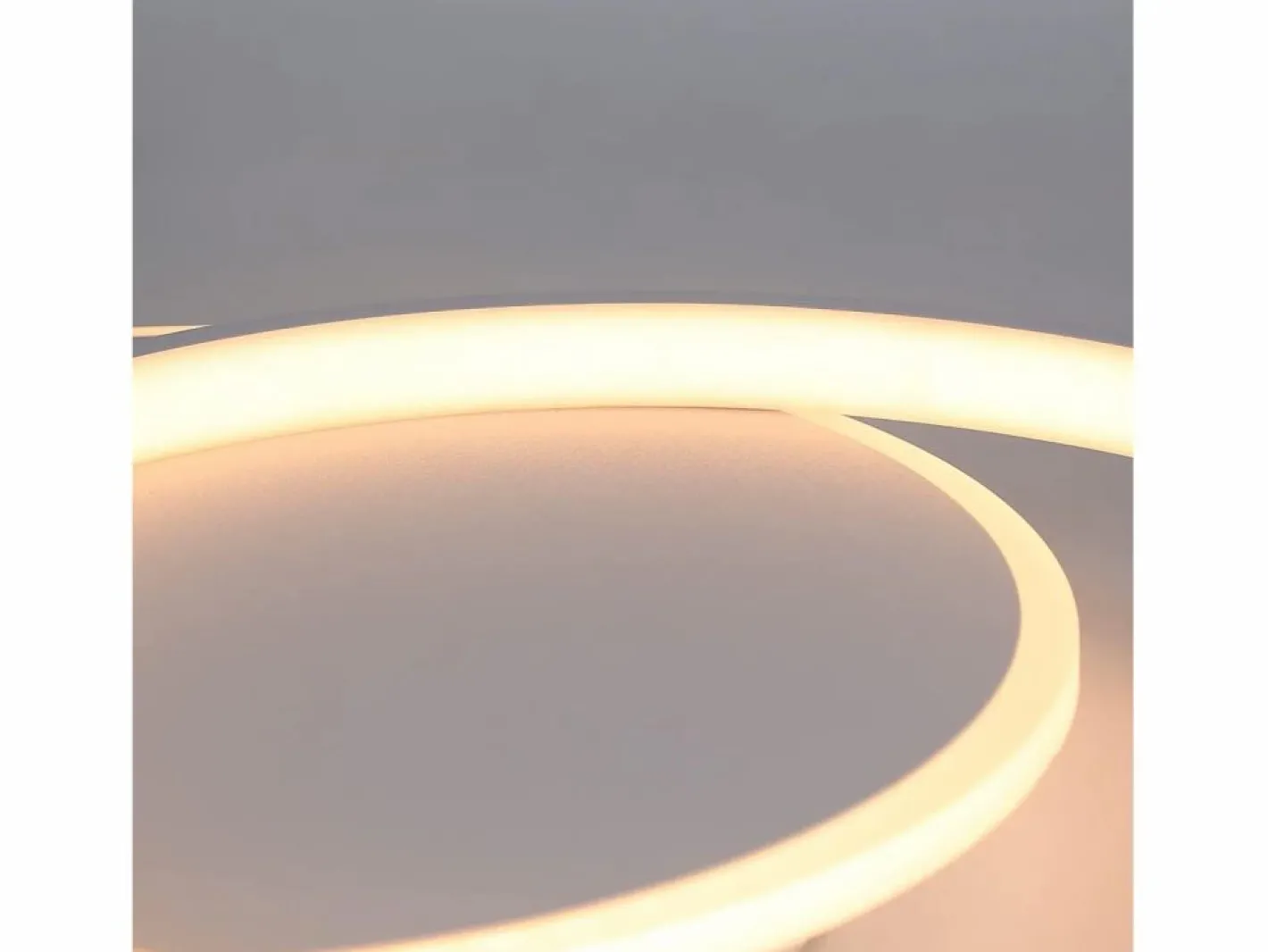 NETTLIFE Plafón LED Ajustable con Telécontrol, Blanco. Plafón de 35W, Moderno, Plano y Redondo, de 41 cm de Diámetro. Negro / Blanco Clearance