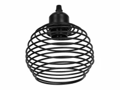 NETTLIFE Suspensión de mesa Vintage . Lámpara de mesa E27. Lámpara para comedor. Retró cocina industrial. Negro Sale