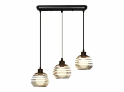 NETTLIFE Suspensión de mesa Vintage . Lámpara de mesa E27. Lámpara para comedor. Retró cocina industrial. Negro Sale