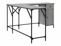 Garden Furniture Escritorio Rinconero|Nicklas Escritorio madera de ingeniería Sonoma 141x141x75 cm