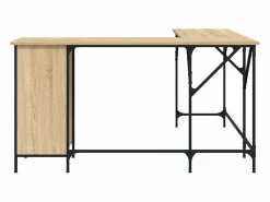 Nicklas Escritorio madera de ingeniería roble Sonoma 141x141x75 cm^Garden Furniture Online