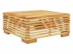Niren Taburete de jardín con cojín color madera maciza teca^Garden Furniture Clearance