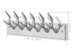 Garden Furniture Nylda Percheros 4 unidades aluminio Plateado Online