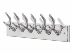 Garden Furniture Nylda Colgador de aluminio con ganchos para ropa, abrigos Plateado Clearance