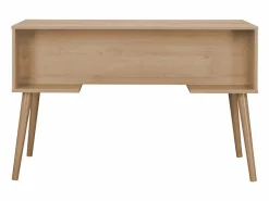 Oficina efecto madera y mimbre, 2 cajones natural^Sweeek Discount