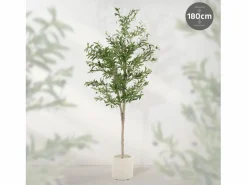 ML-DESIGN Olivo artificial Plantas artificiales Árbol artificial Planta artificial en mace Verde Sale