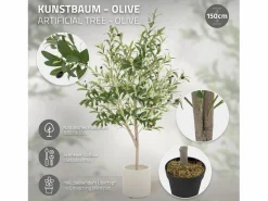 Olivo artificial Plantas artificiales Árbol artificial Planta artificial en mace^ML-DESIGN Clearance
