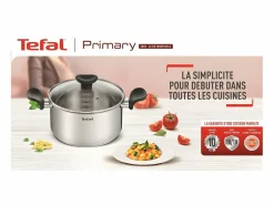 Tefal Olla 24 cm + tapa - Gris Best