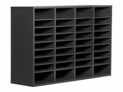 Cajonera De Escritorio|Organizador de Escritorio SucceBuy de Madera para Literatura, 36 Compartimentos, Estantes Ajustables,