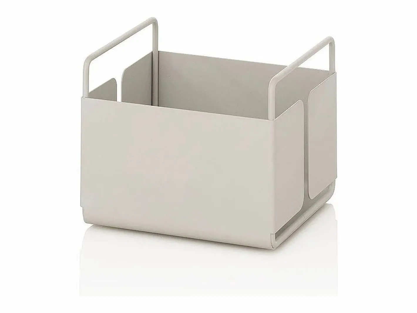 Materiales Y Utensilios De Cocina|Organizador de metal blanco para mesa de cocina y baño Kyo