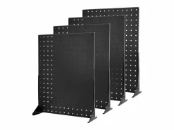 Organizador de Paneles Perforados SucceBuy, 44 x 33,5 cm, Lote de 4, Capacidad de Carga 5 kg, Panel Perforado Organizador de Almacenamiento de Acero Laminado Negro Hot