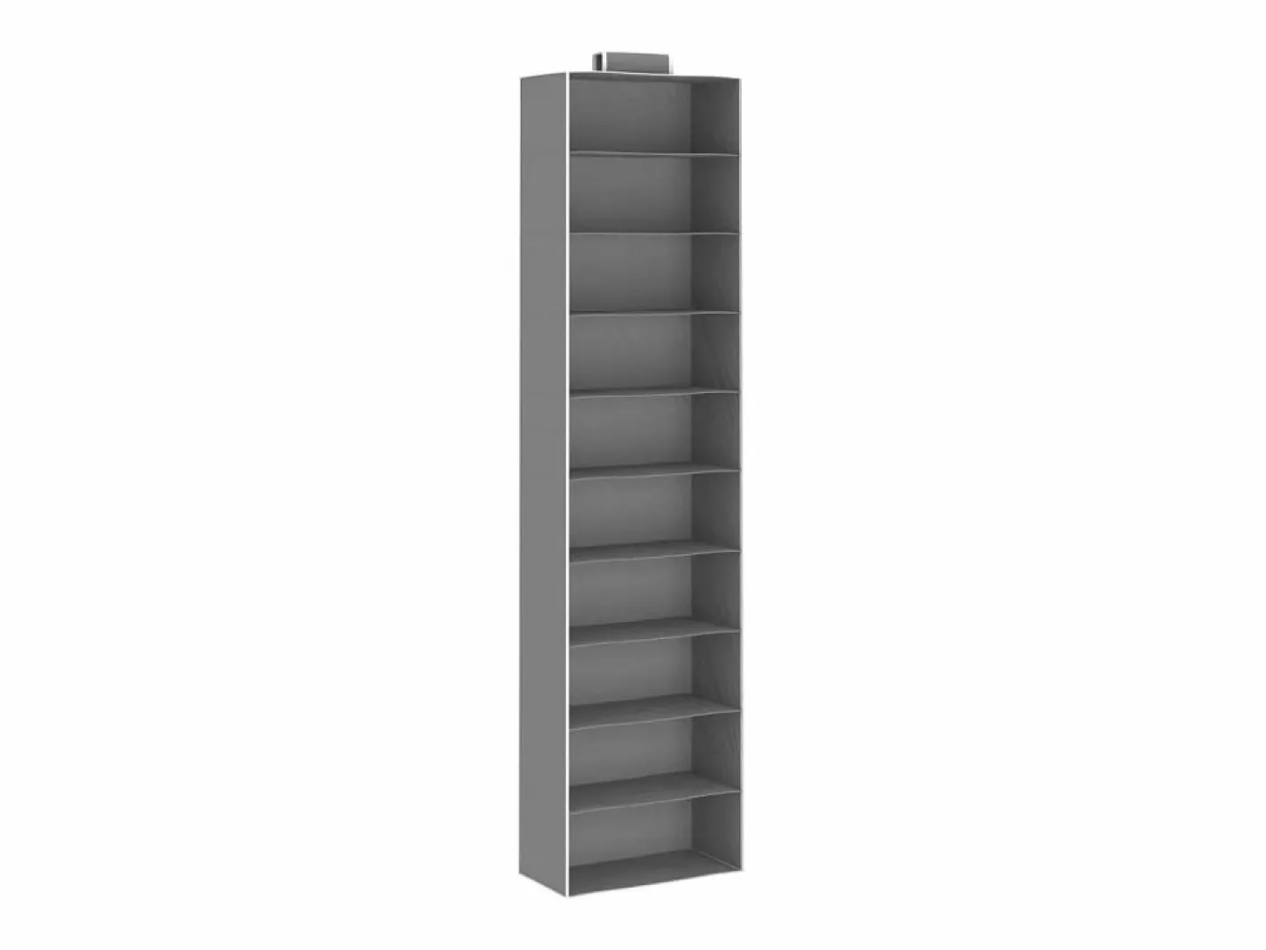 Organizadores de armario colgantes 2 uds con 10 estantes tela ES843873 Gris Online